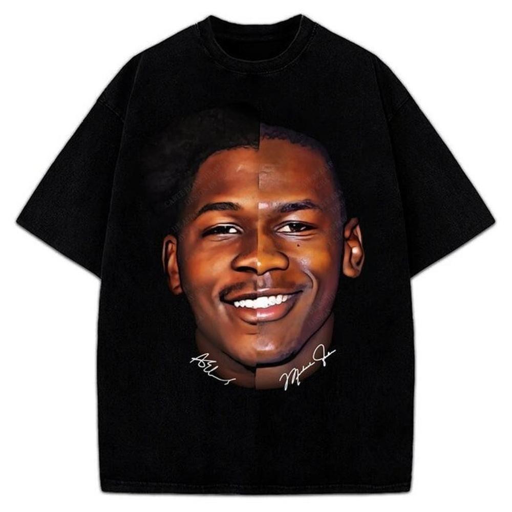 Anthony Edwards Michael Jordan Timberwolves Graphic T-Shirt